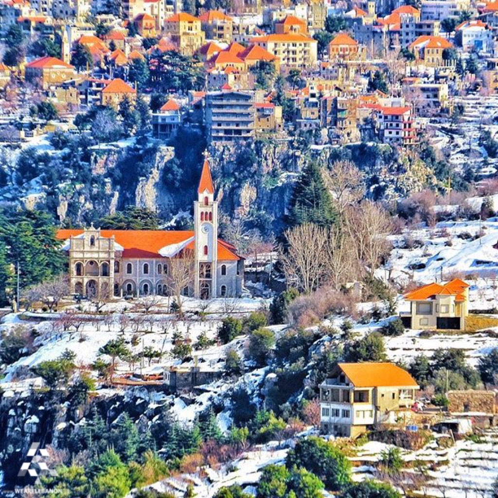 #Hasroun the rose of the mountain in #White ❄️
By @polsamuel #WeAreLebanon
