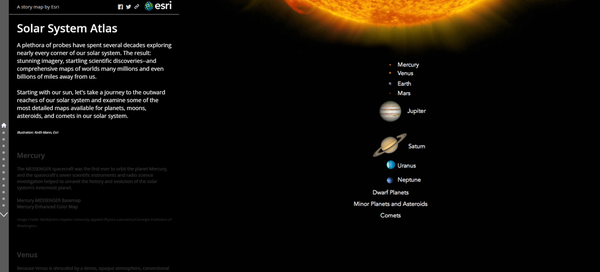 DaveAtCOGS's tweet photo. Making maps of #planets,etc? Use the data in this fantastic @EsriStoryMaps #MapJournal: https://t.co/ljZ3e6d8mb https://t.co/cPIZJyIqrg