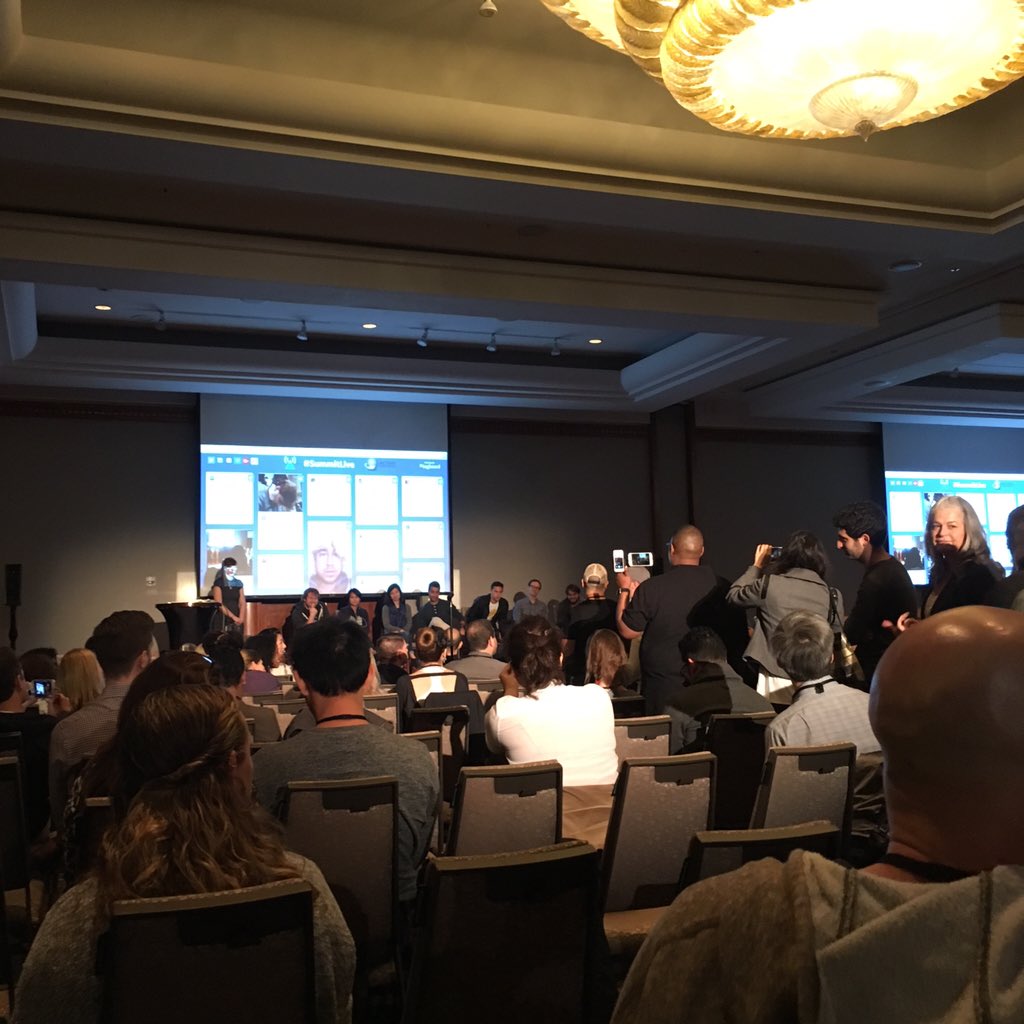 Listening to the @periscopeco team tell us what's coming in the future. Hint #Android  #SummitLive