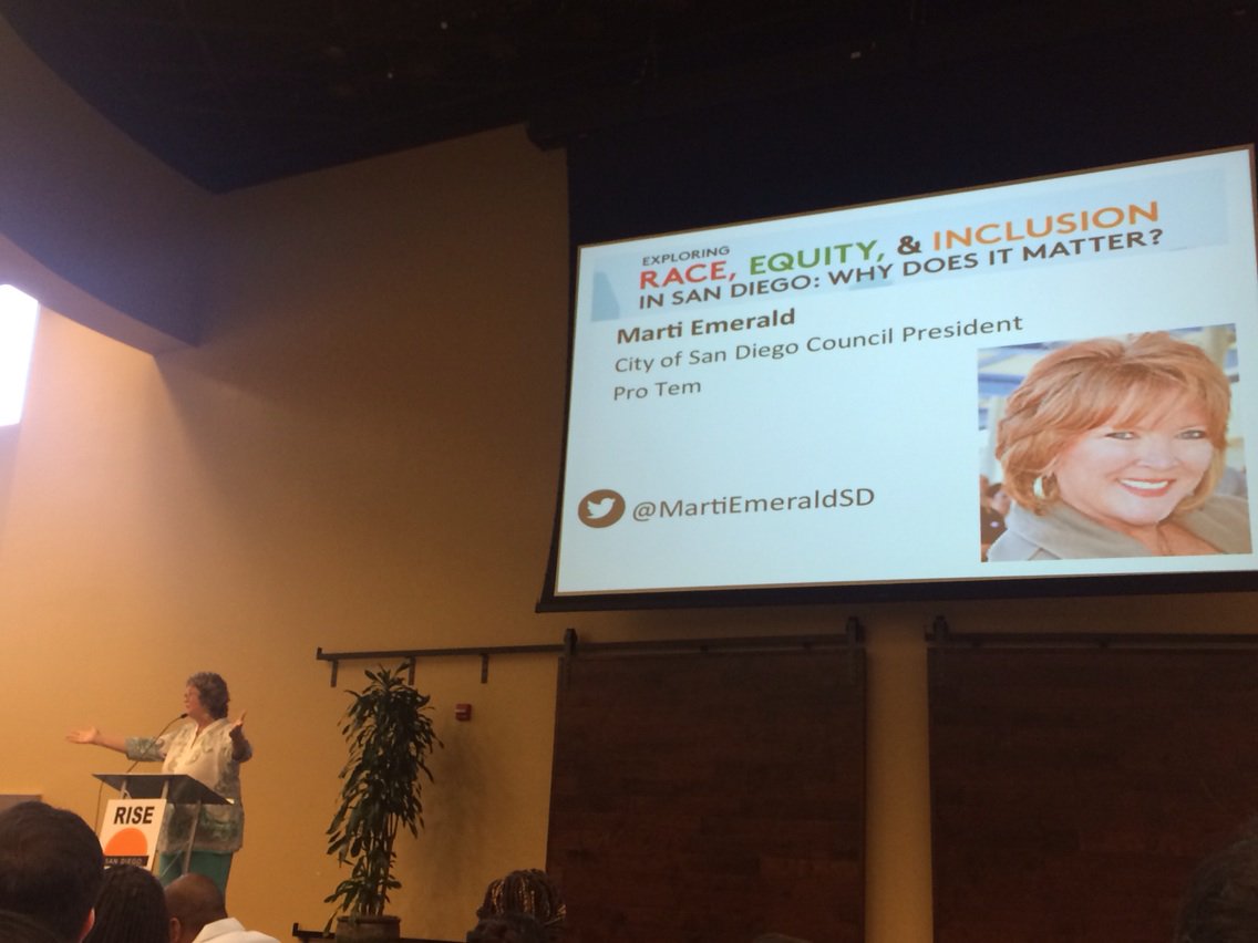 livegoode's tweet photo. @RiseSanDiego Marti Emerald identifies 2016 as the year of inclusion https://t.co/aspTDP7qSF