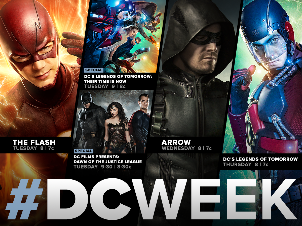 #DCWeek begins TOMORROW on The CW.