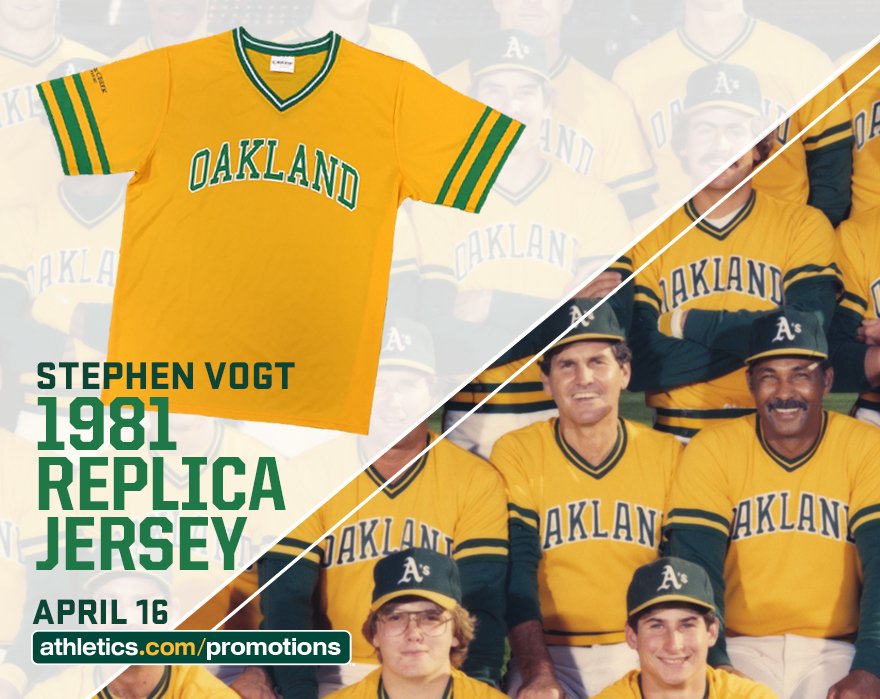 Oakland A's on X: .@SVogt1229 plays baseball like the 1981 A's
