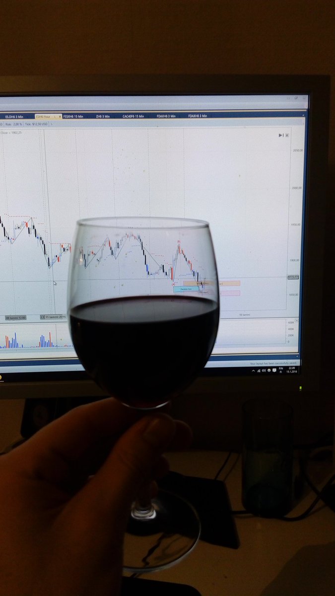 FINdaytrader's tweet image. Jotkut sanoo hulluksi, mutta tästä mä tykkään! Chartit naaman edessä aina, kun vaimon ja/tai lapsen silmä välttää!