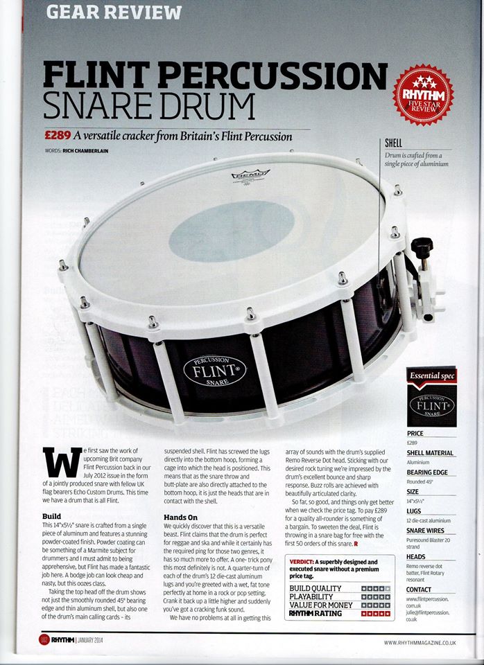 Flint Percussion (@flintdrums) on Twitter photo #throwback to when our Reggae Snare Drum was featured in <a href="/RhythmMagazine/">Rhythm Magazine</a> #reggaesnare #drum #throwback to when our Reggae Snare Drum was featured in <a href="/RhythmMagazine/">Rhythm Magazine</a> #reggaesnare #drum