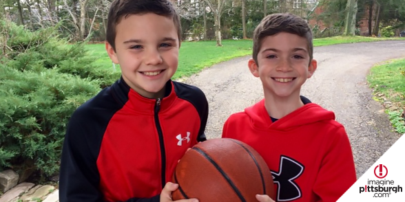 ImaginePgh's tweet photo. Young ’Burgh brothers Freddy &amp; Jimmy Hanna: Bring @NBA to Pittsburgh! https://t.co/JfKwZilsOC @danaehanna1 https://t.co/5ekCn4cUAz