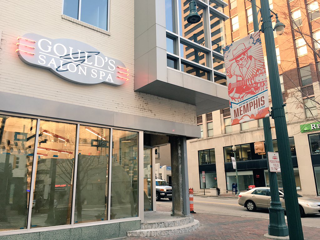 DowntownMemphis's tweet photo. @GouldSalons Downtown is coming along nicely! New sign up and looking great! https://t.co/t9FHPgwFZA https://t.co/OEXFLxrya7