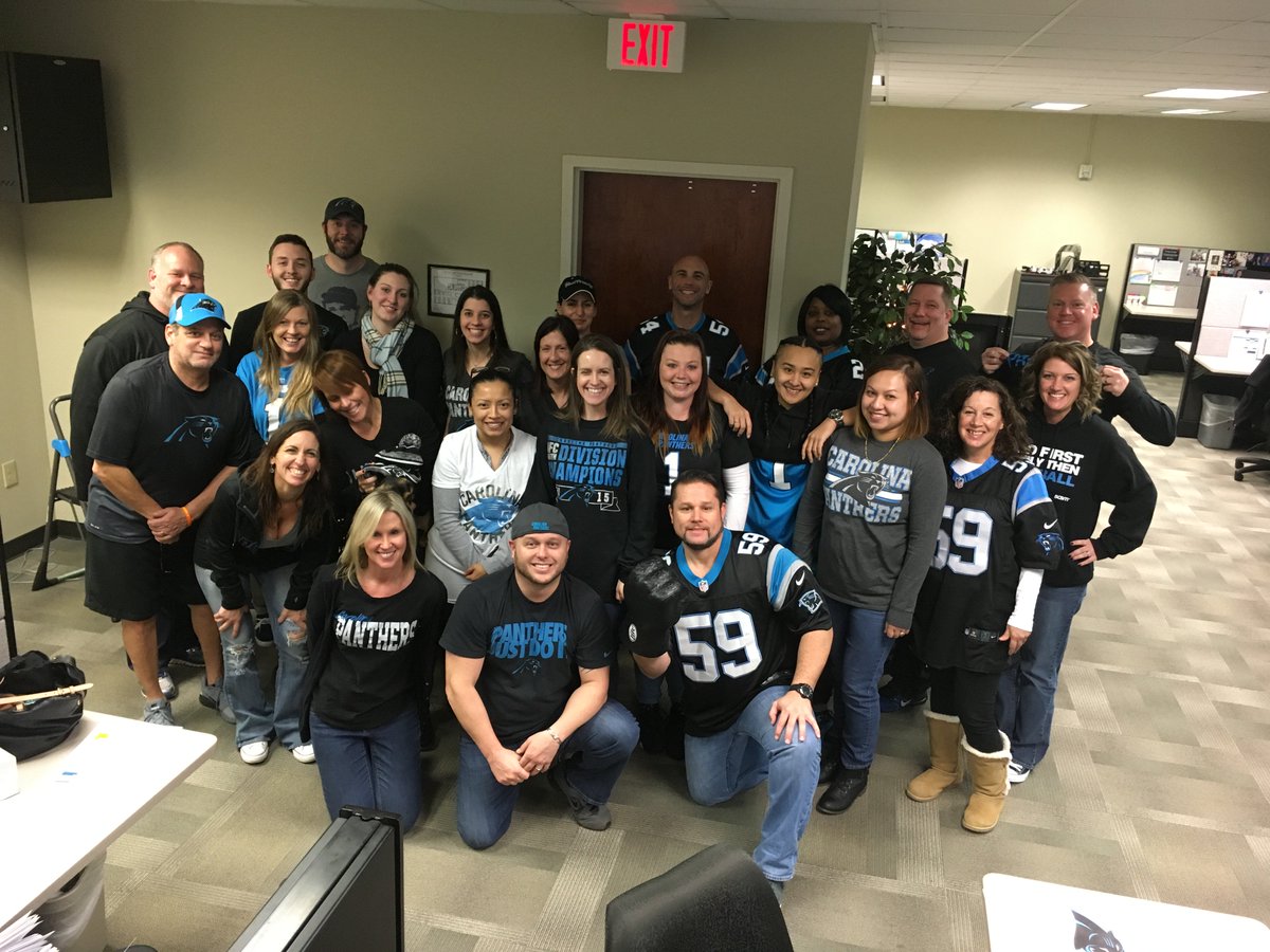 lendingdotcom's tweet image. Let's go @Panthers!! @eratesmortgage is a proud #PantherNation member. #BlackandBlue #BlackFriday