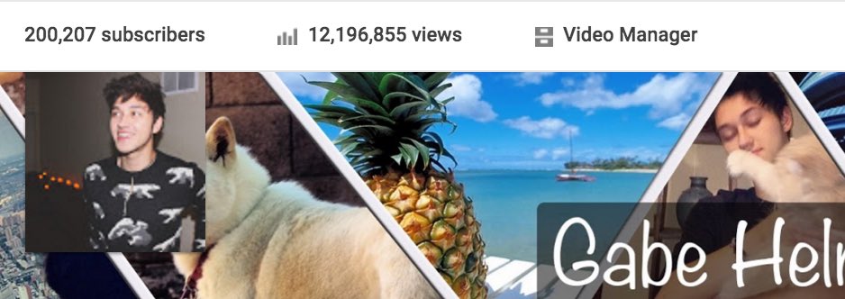 GabeHelmy's tweet photo. Woke up to seeing that I passed 200,000. 😱
Absolutely crazy! Can't Thank you enough! 😊❤️ https://t.co/n27mtuyWQH