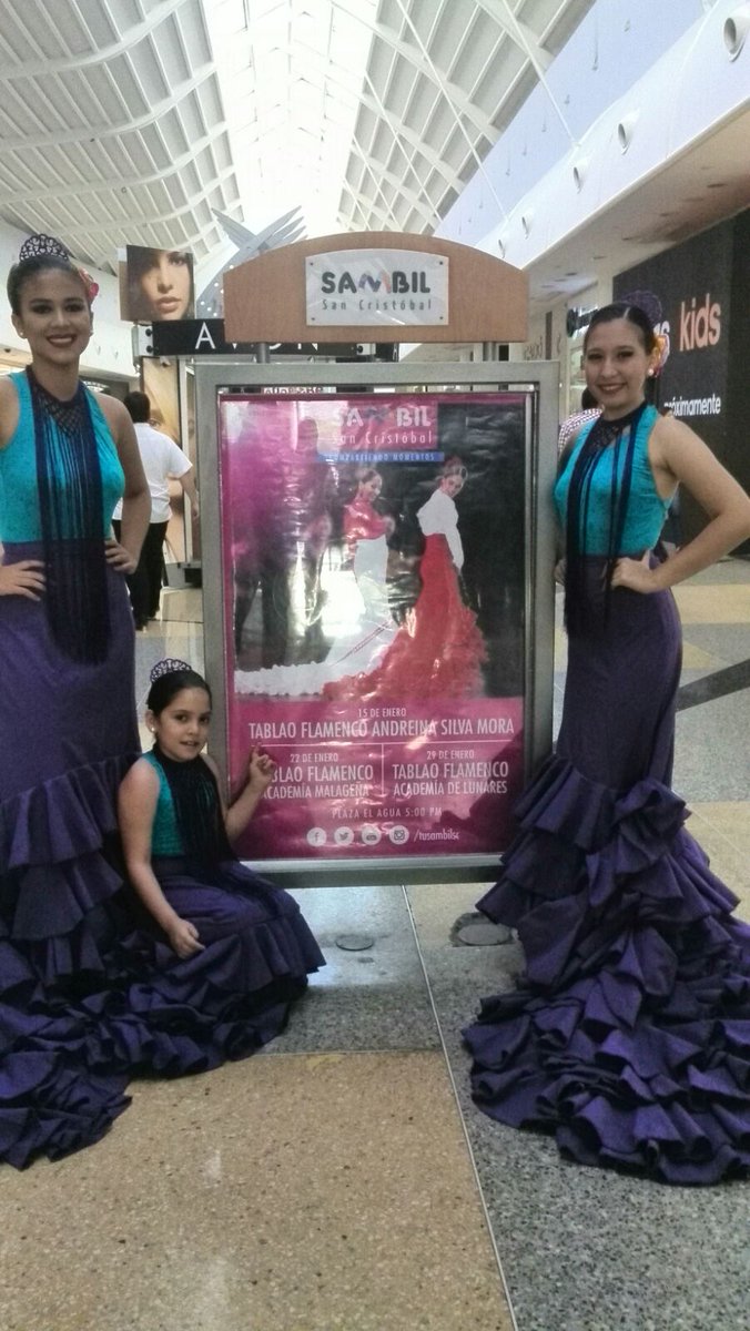Listas para aperturar el Festival de Tablaos. <a href="/tusambil/">SAMBIL® Venezuela</a> #SambilSanCristobal