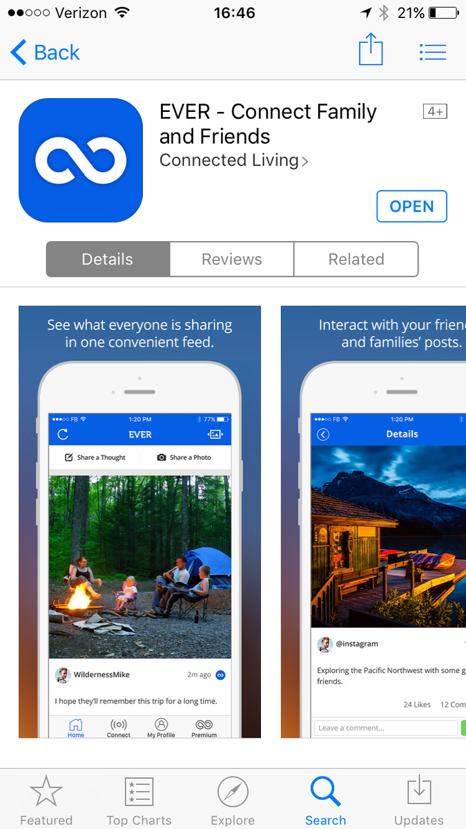 Ever_App's tweet image. EVER has a whole NEW look and feel! Go to the App Store NOW and download for FREE! apple.co/1U106St