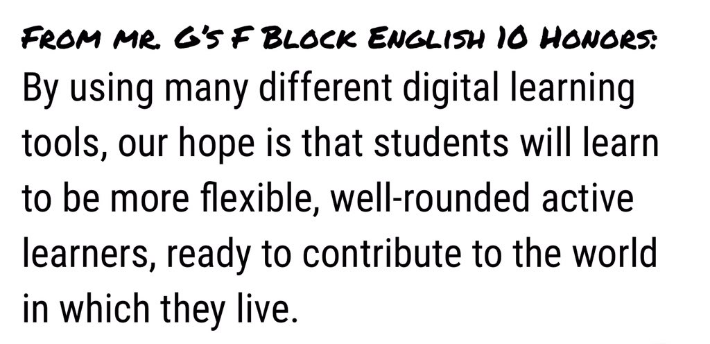 MrGosselinWHS's tweet photo. @mbfxc #DigCitSummitUK #digiwishes #edchat #edchatma #wakefieldchat https://t.co/z62GBRTerf
