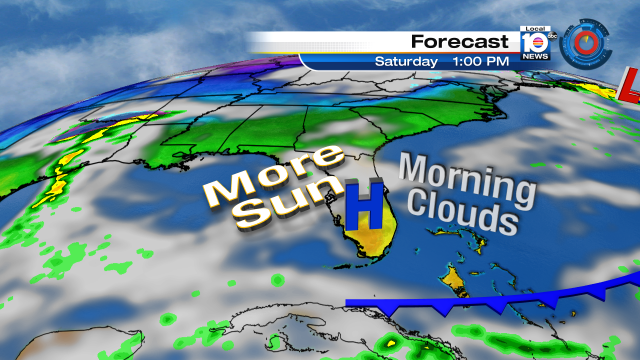 Fog is possible Saturday morning; otherwise, the day gets off to a dry and "comfy" start with lows in the 60s. https://t.co/BohumlOLte