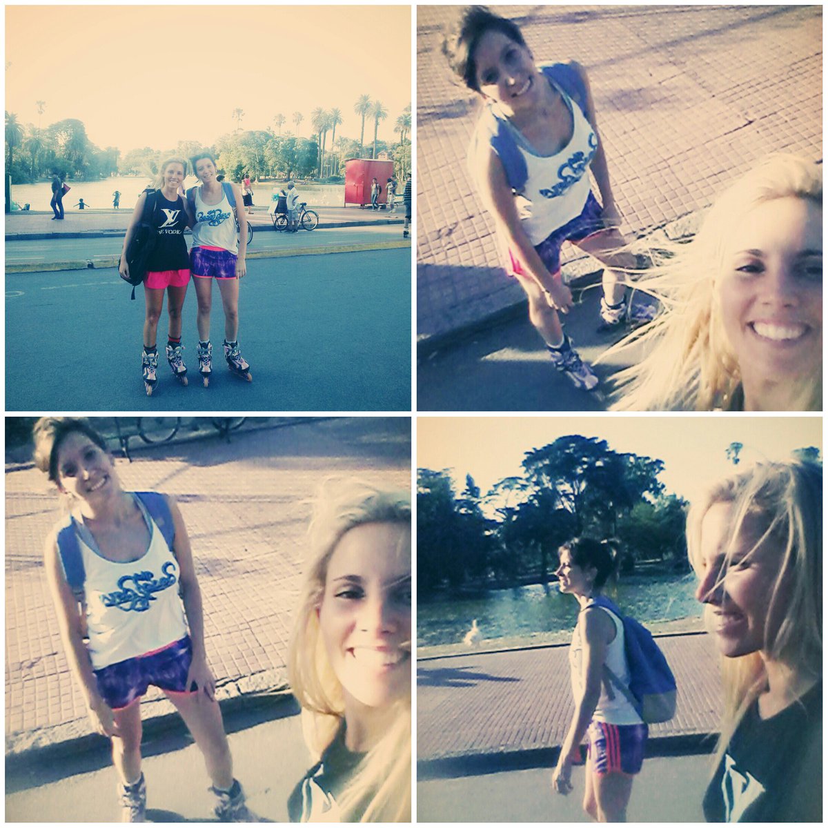 AnitaLauraLopez's tweet image. Qué manera de divertirnos hoy amiga!! Volvieron los rollers! @tamicodesos