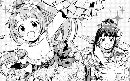 昨日(1/15)発売のヤングガンガンNo.03に「アイドルマスターシンデレラガールズあんさんぶる!」第68話掲載されてます。智香・ユッキ・あやめ・茜・きらりが登場します。 