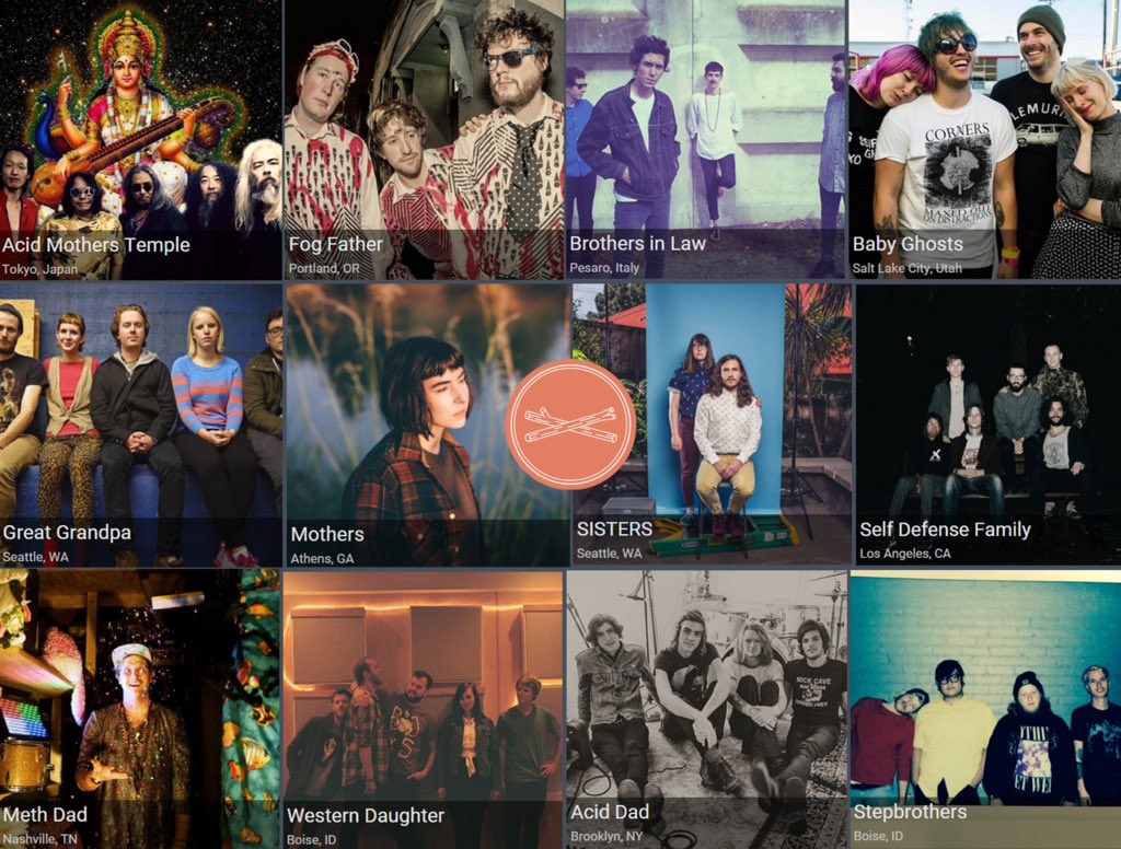treefortfest's tweet photo. The #treefort2016 family never looked better! #familyportrait @StepbrothersID @mothersathens https://t.co/rVgNfNIm2c
