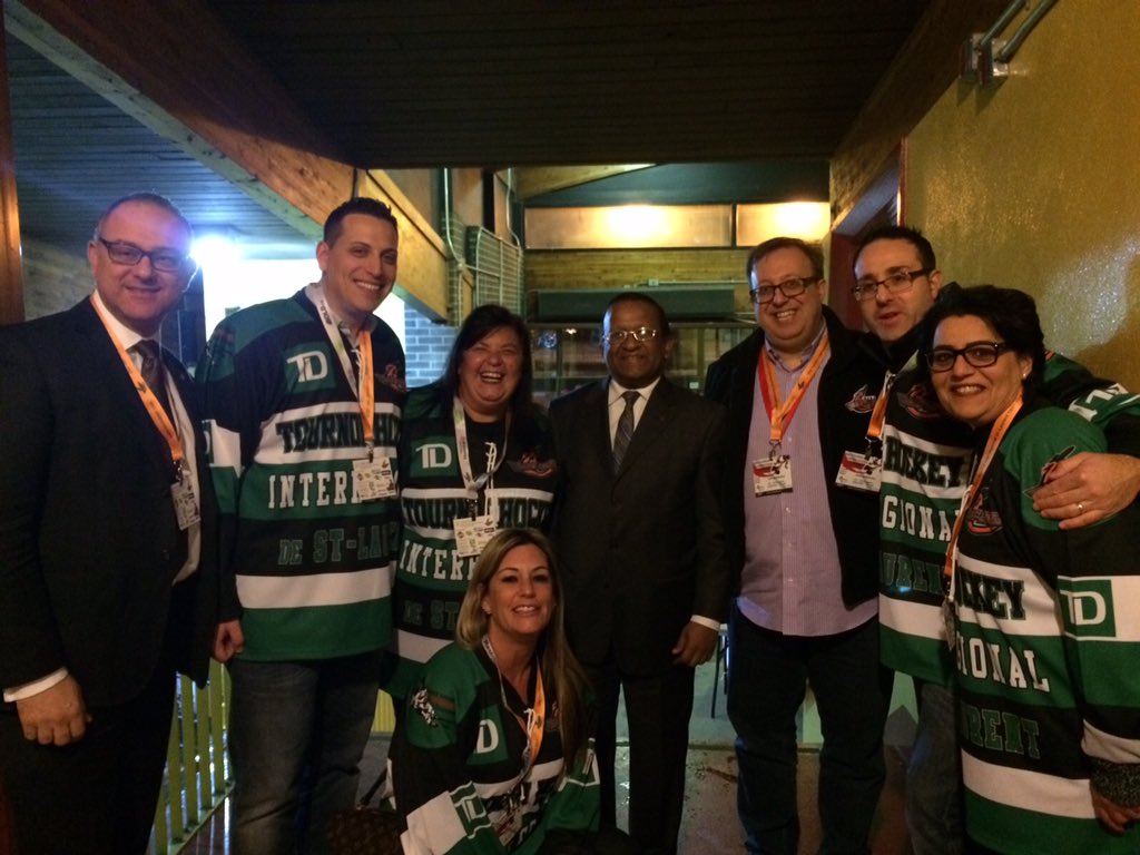 Minor Hockey Tournament sponsored by TD Bank St.Laurent <a href="/VinceD_TD/">Vince Di Libero</a> <a href="/ritabartevian/">Rita Bartevian_TD</a> <a href="/melissa97399900/">Melissa DiGiovanni</a> <a href="/AnthonySkippy17/">Anthony Morello</a>