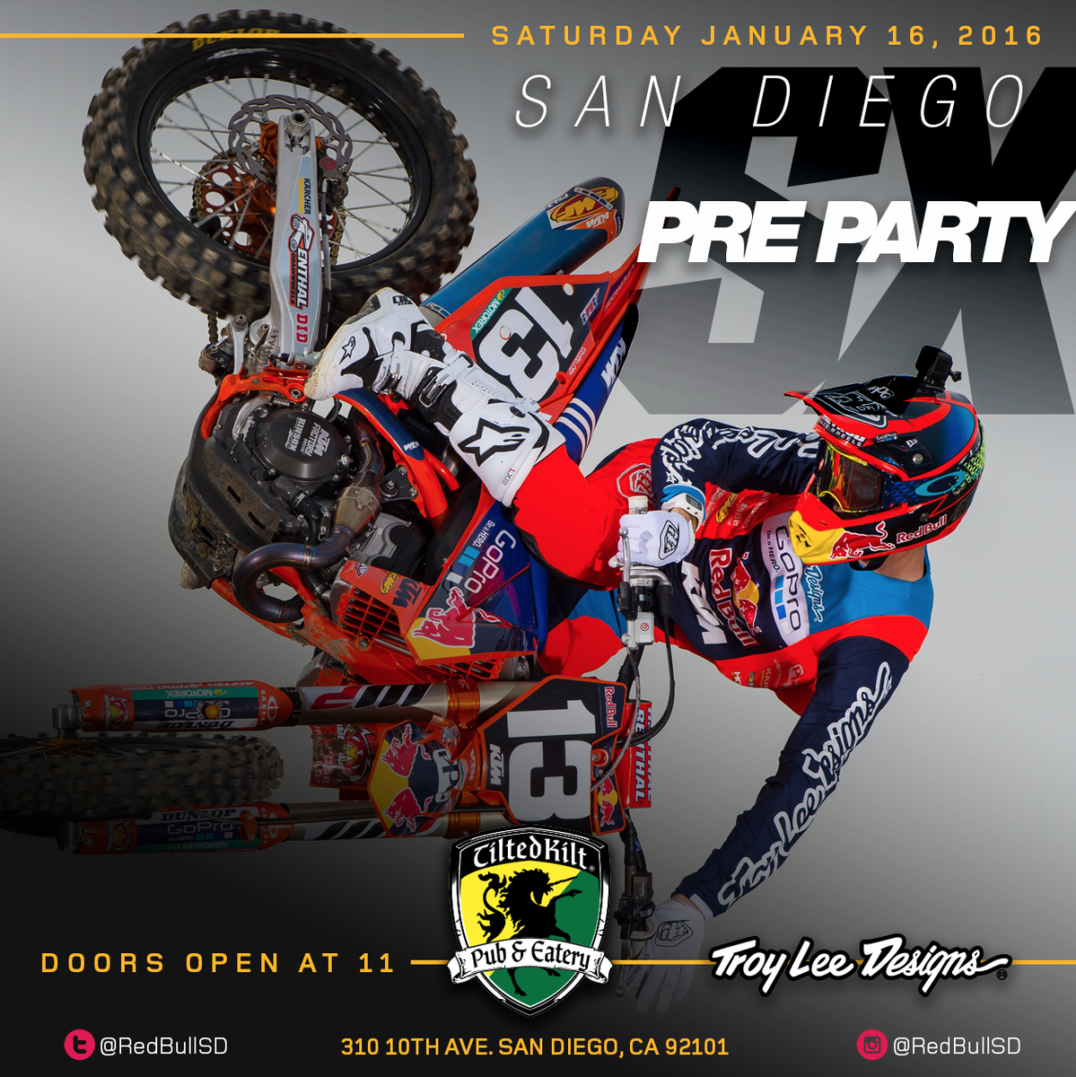 Come party with us <a href="/TiltedKiltPub/">Tilted Kilt</a> tomorrow pre-SX! <a href="/DJFishFonics/">DJ FishFonics</a> <a href="/Fortune421/">Fortune 421</a>