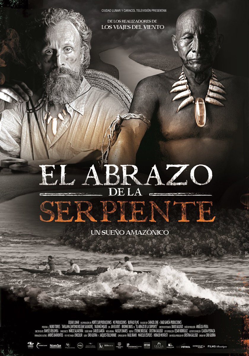 Cine_Colombia's tweet photo. #ElAbrazoDeLaSerpiente vuelve a nuestras salas. ¡No te quedes sin verla! Prográmate -> https://t.co/nWhQCFP9dC https://t.co/LainrpBEZj