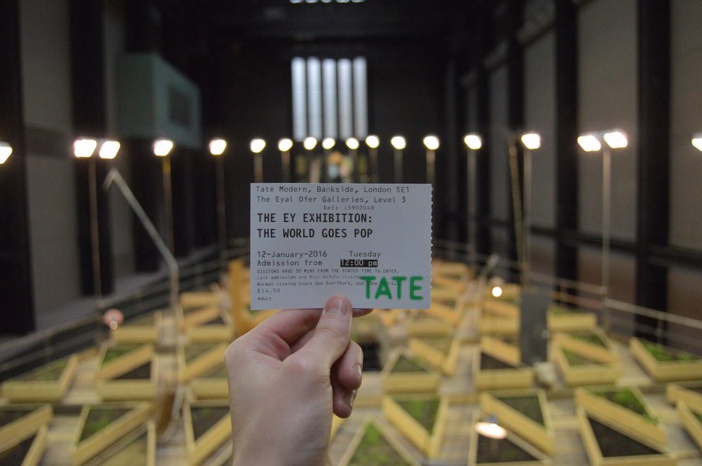 Visited <a href="/Tate/">Tate</a> Modern and experienced The World Goes Pop Exhibition; which showcased cutting edge art from the 60's!