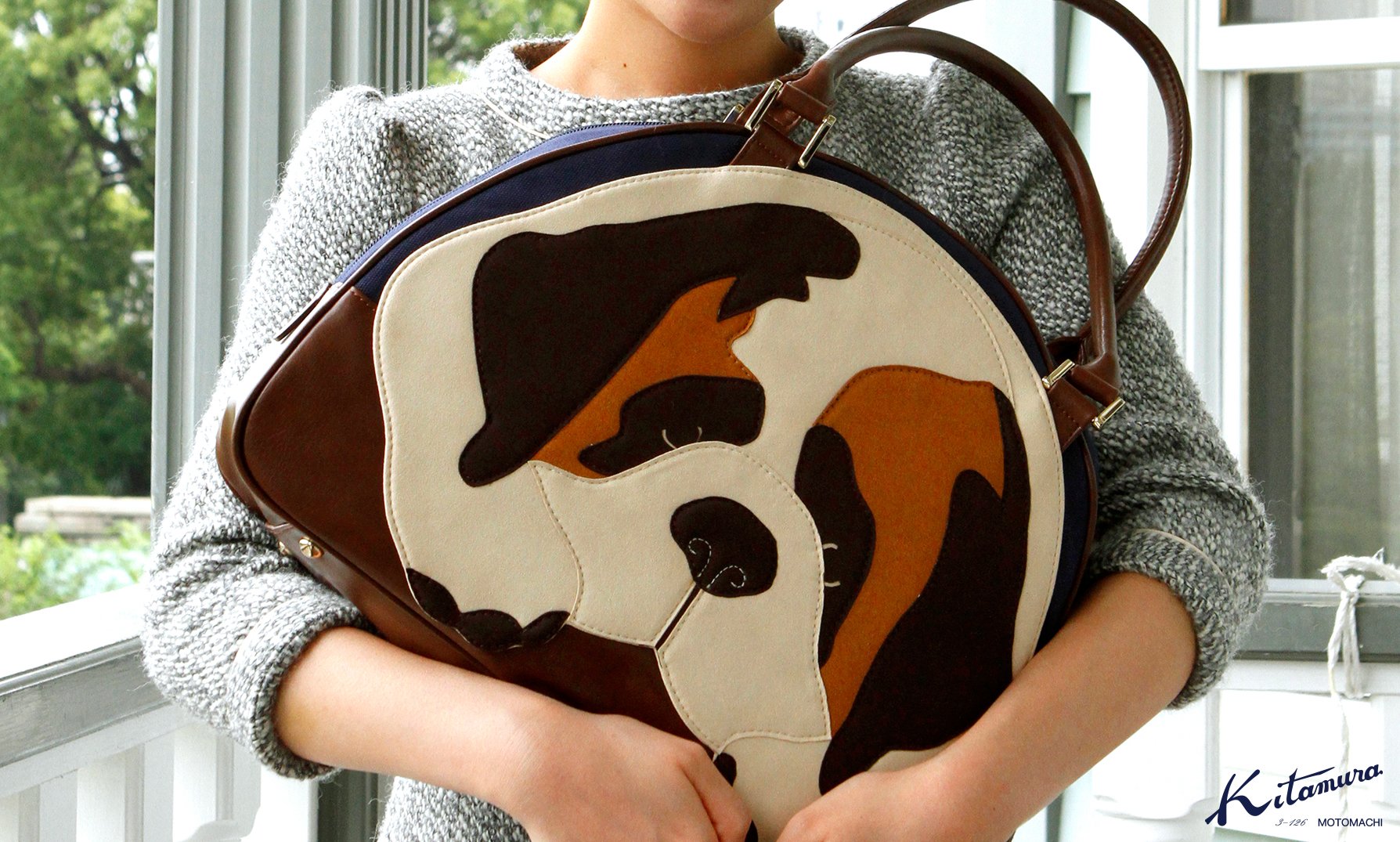 横浜元町　キタムラ　セントバーナード　ハンドバッグ　犬　本革　レザー　完売品 公式】キタムラ｜横浜元町 Kitamura ハンドバッグ on X: 