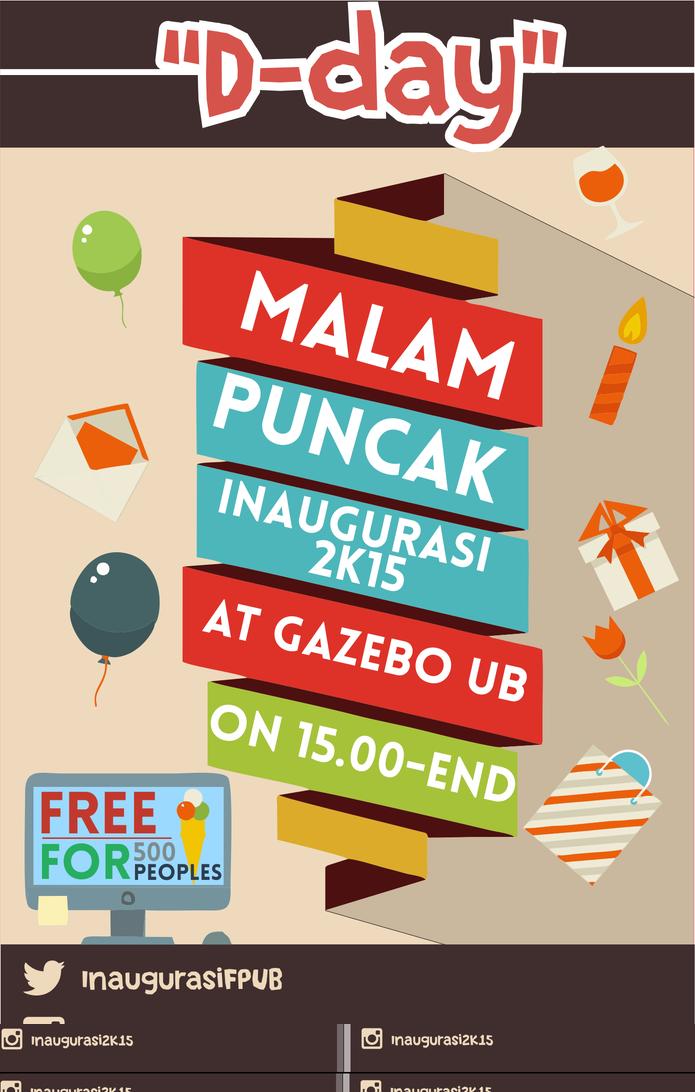 InaugurasiFPUB's tweet photo. Jgn lupa atau sampe kelupaan ! Tonight is malam puncak inaugurasi @BEMFPUB @fpub_official #Inaugurasi2k15 #TaniJoyo https://t.co/ogvnu3ia8n