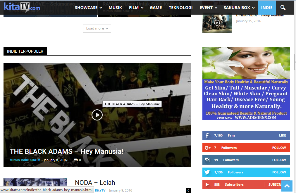 Hey #ParaManusia kt jdi BAND INDIE TERPOPULER di <a href="/kitatvdotcom/">KitaTV.com</a> yuk liat VC kt  kitatv.com/indie/the-blac… @capung_cpnk