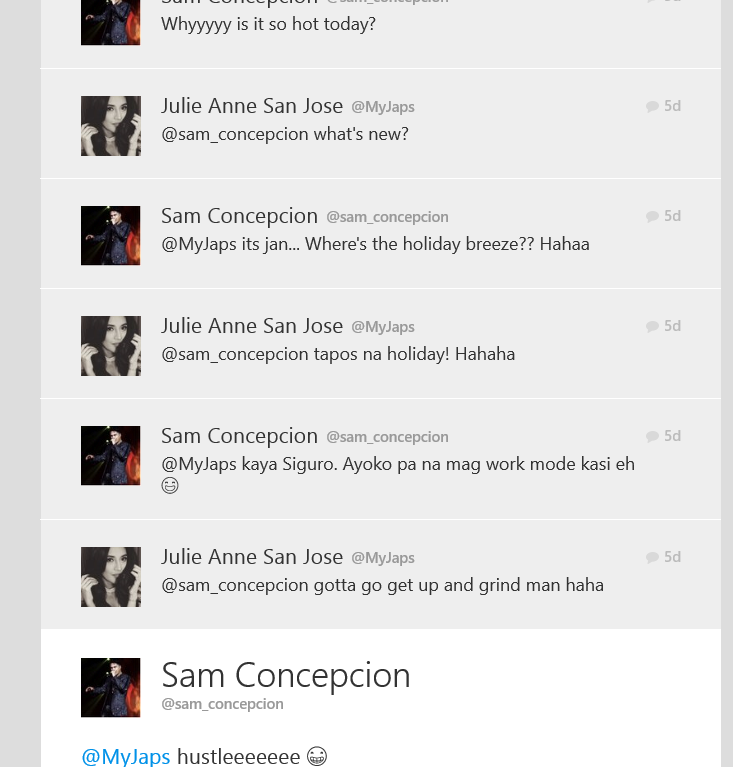 myramere16's tweet image. saya lang hahaahh, random interaction are the best #Samlie