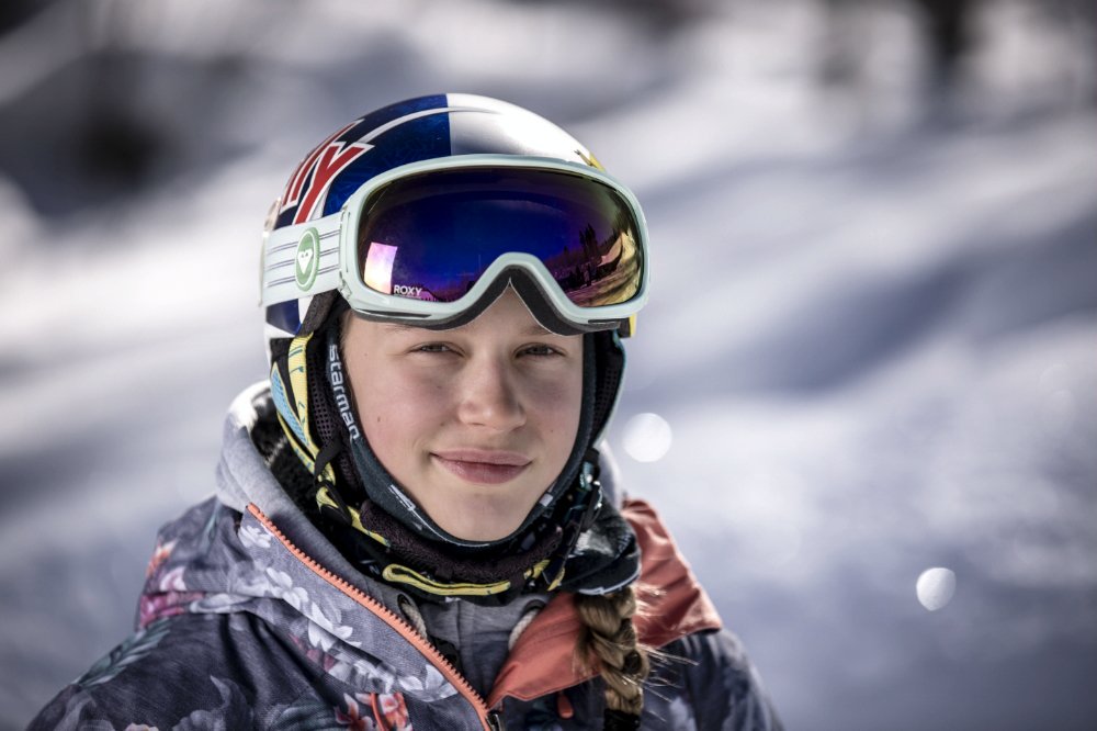 NBCOlympics's tweet photo. VIDEO: Kelly Sildaru, 13, becomes youngest Winter X Games champion! https://t.co/aYkPvABGYC https://t.co/z9IvtsUFg7