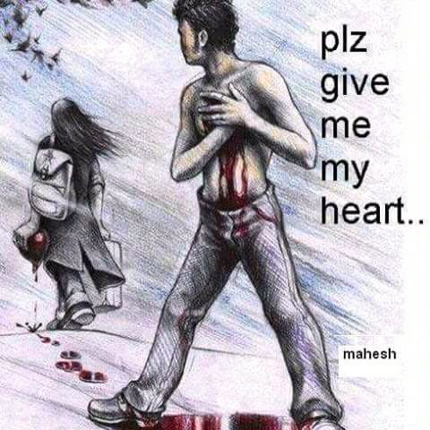 I am a hart broken for now 
I don't need any more "love" from now