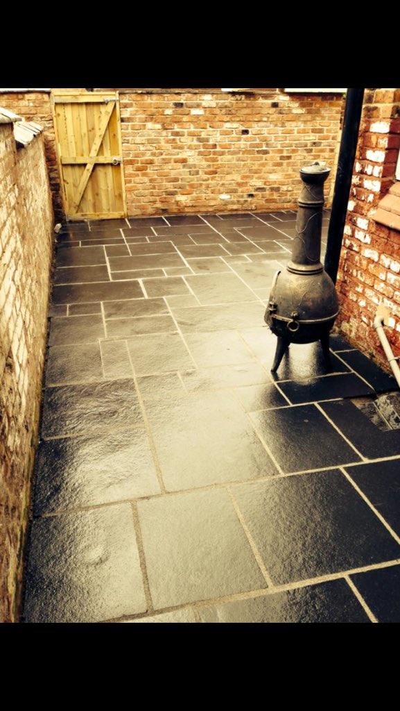 Limestone paving laid in Chester . For a free quote message us on here or our email   escapeukdriveways@gmail.com