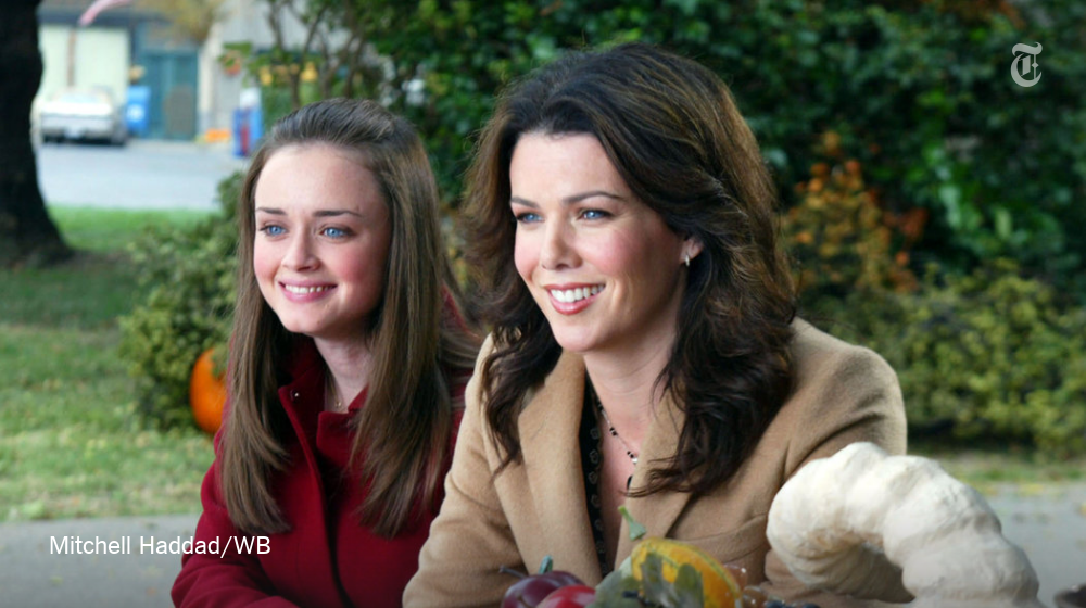 nytimes's tweet photo. "Gilmore Girls" set to return on Netflix https://t.co/3r1uk9tnNi https://t.co/QkMLfKOWq8