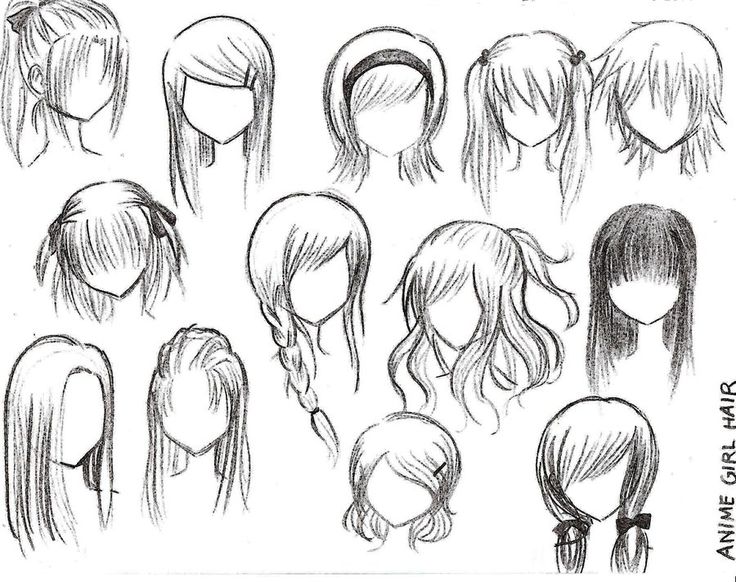 Anime hairstyle Collection 1