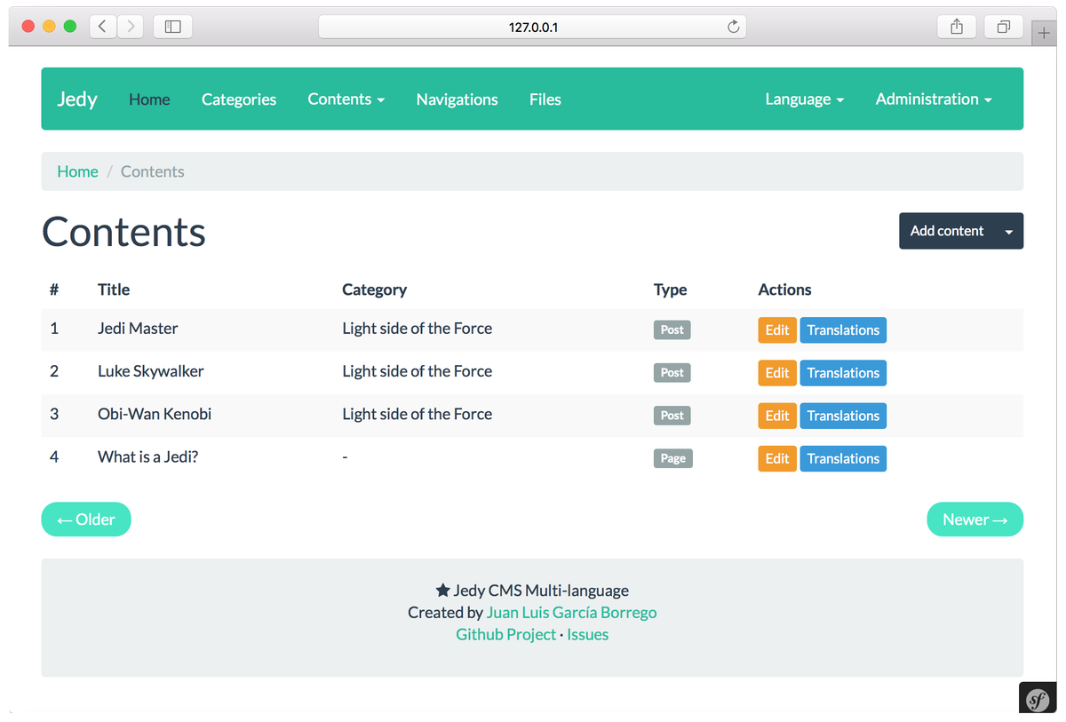 JuanluGarciaB's tweet image. Un pequeño gestor de contenidos multi-idioma creado con Symfony3
blog.juanluisgarciaborrego.com/jedy-cms-multi…
#Symfony #PHP #Symfony3