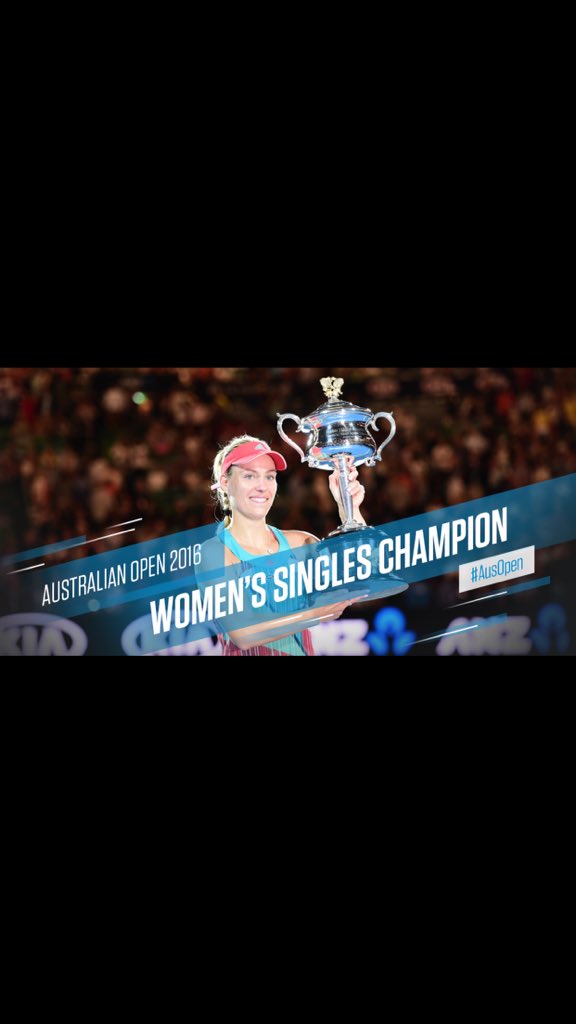 Congratulations <a href="/AngeliqueKerber/">Angelique Kerber</a> für einen großen sieg in #AusOpen. What a way to win your 1st #grandslam #fantastic