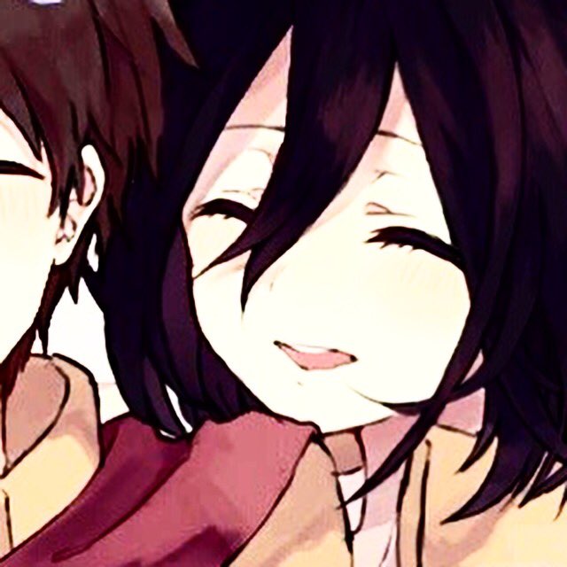 Eren And Mikasa Manga Icons - Frank And Zoey
