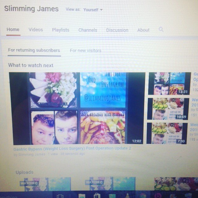 slimmingjames's tweet photo. Latest vlog is up on YouTube guys go give me a look #YouTube #slimmingworld #gastricbypass #gastricbypasssurgery https://t.co/vlBWGoWON9