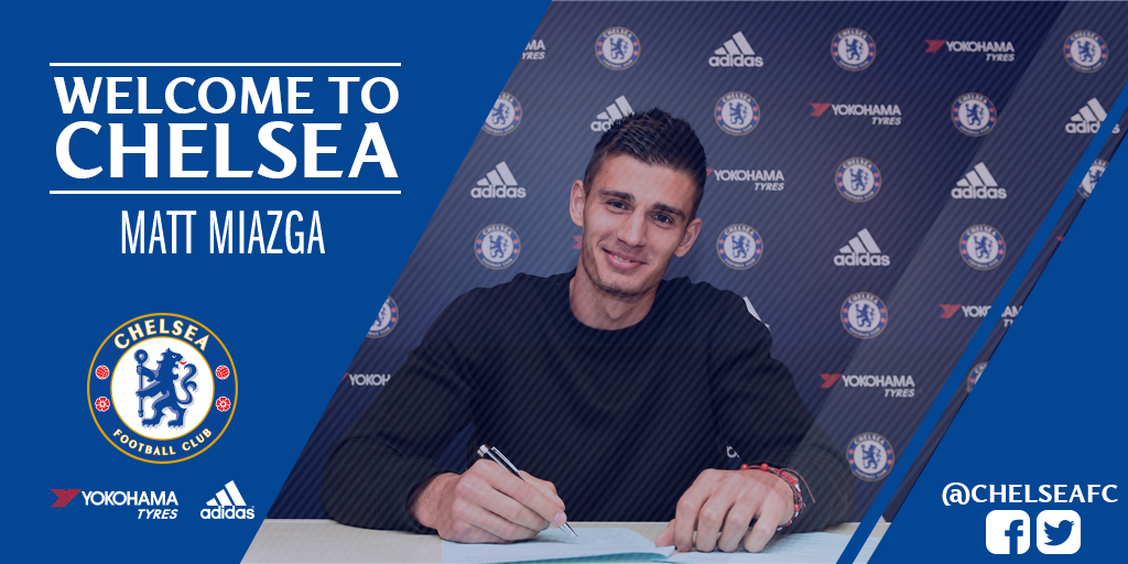 Welcome to @ChelseaFC, Matt Miazga! #CFC