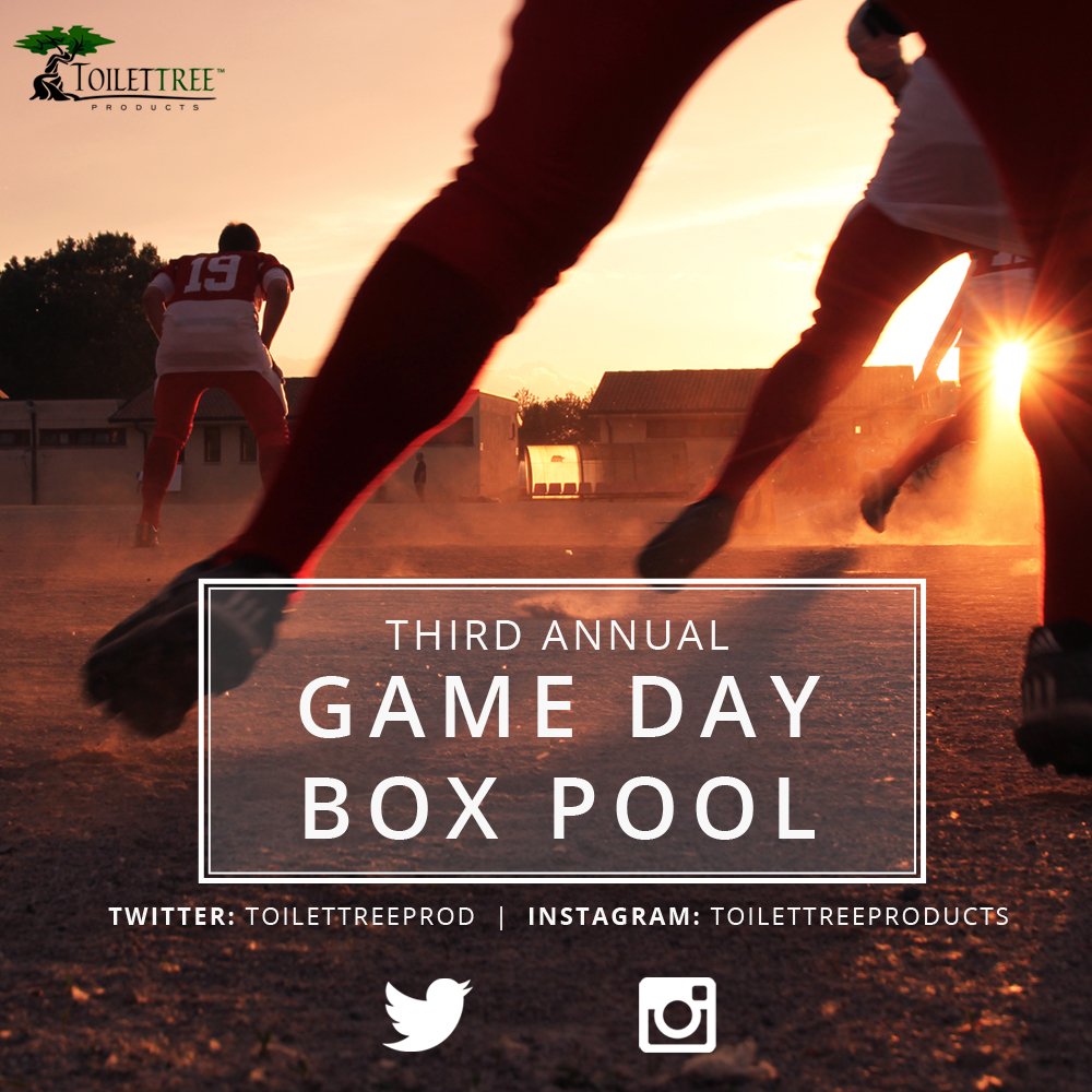 ToiletTreeProd's tweet image. It's BACK! Grab a box in our 3rd annual Game Day Box Pool: buff.ly/1nU0bxe #TTPBoxPool #boxpool