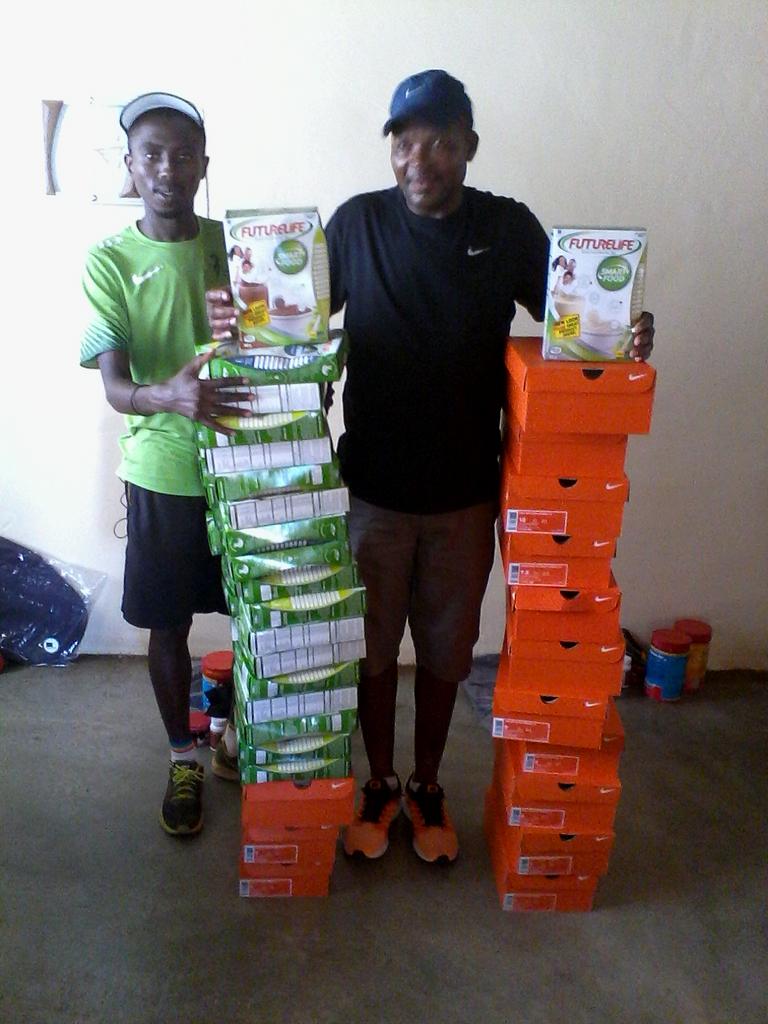 I would like to thank #Nike, Biogen,Future life, Nedbank and best er Nick for giving me the support that I need