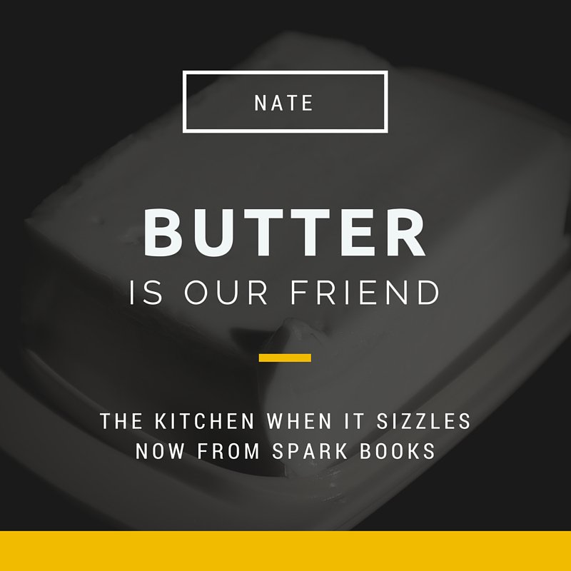 chrissieperia's tweet photo. In honor of the two blocks of butter I bought earlier. (Butter, not that butter blend shit.) #KitchenSizzles https://t.co/C3PCTxSjt8