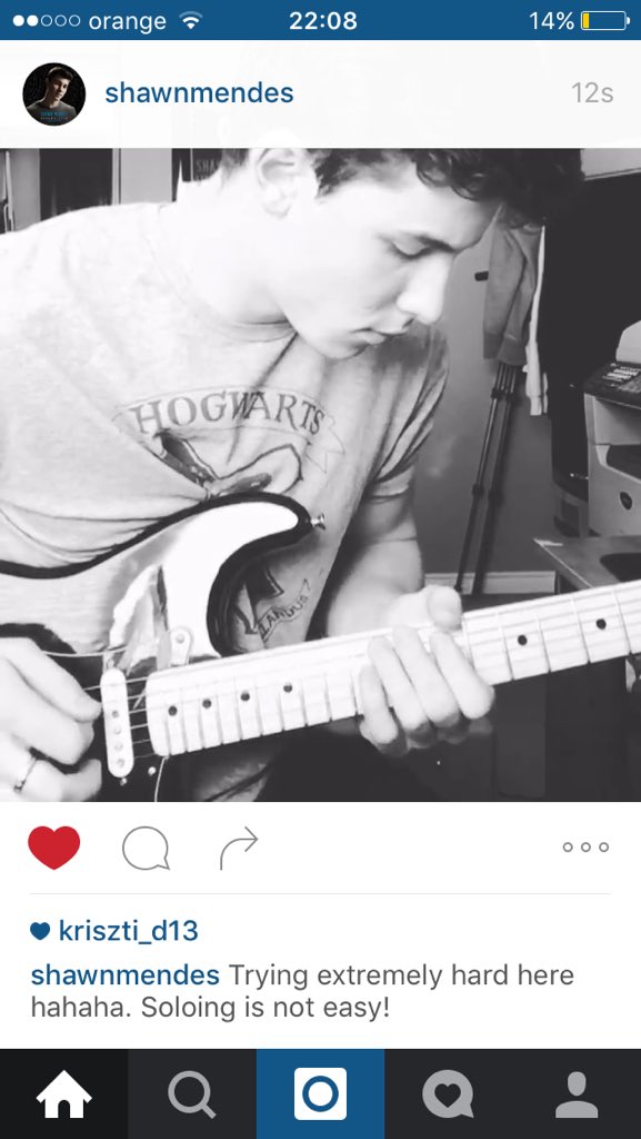 shawnilIuminate's tweet image. This must be one of the greatest achievements in my life so far haha ❤️😋 #firstlike @ShawnMendes