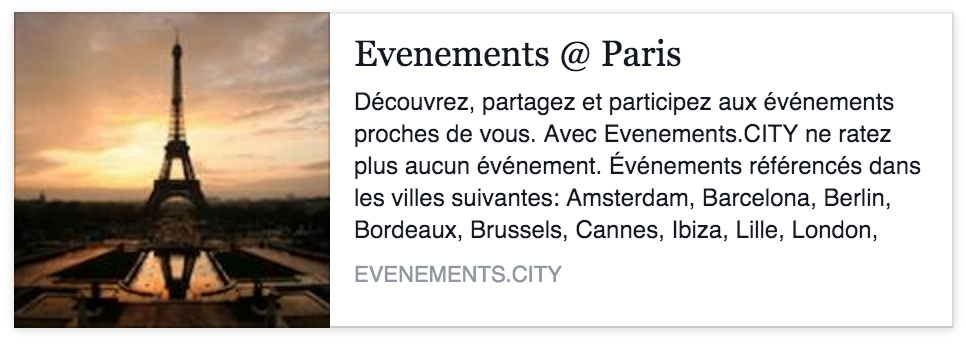 Evenements_CITY's tweet photo. Découvrez Paris avec la page https://t.co/fXJnn2Jres
Bon week end ;) https://t.co/kHa49YkAEe
