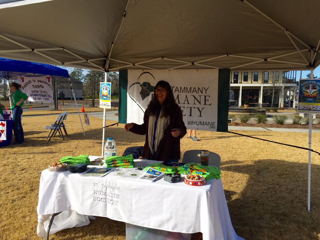 NSHumaneSociety's tweet image. Getting ready for Paws on the Pavers pup parade in TerraBella! #mardigras #pupparade