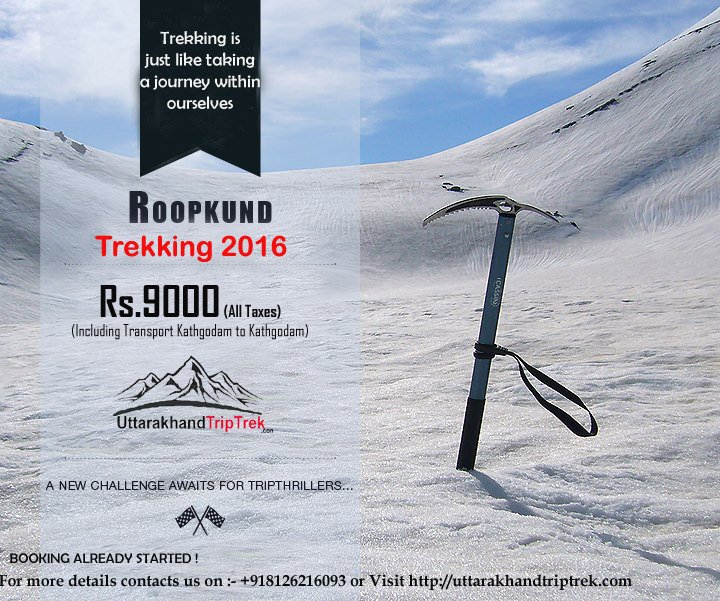 uttarakhandtrek's tweet photo. Lets go on an adventure this summer 
 #roopkund_trekking #uttarakhand  #uttarakhand_Tourism  #trekking https://t.co/SDXDBAi3ad
