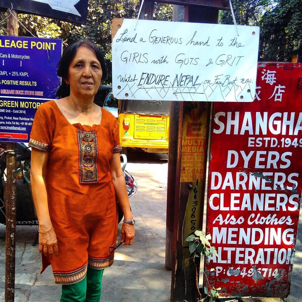 "Lend a generous hand to the GIRLS with GUTS and GRIT."  Thanks for supporting us-from India!!