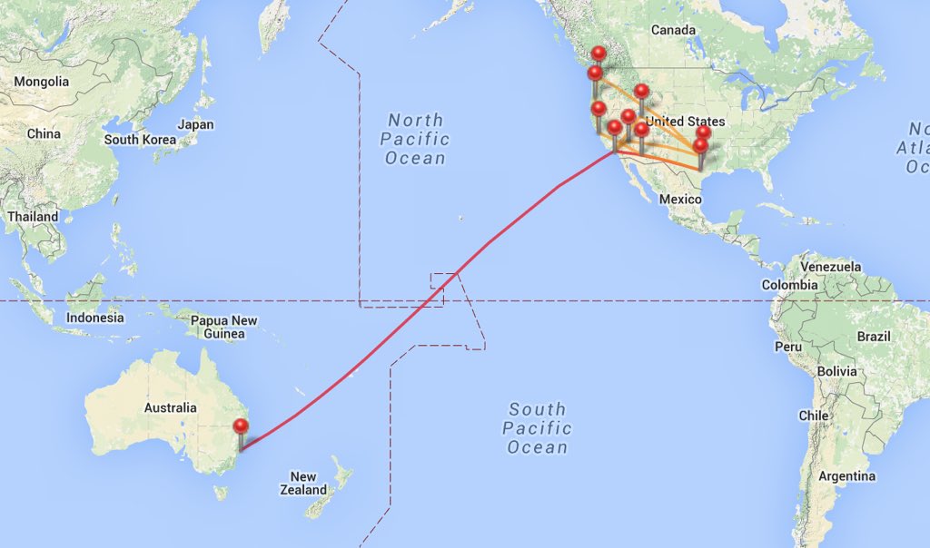 Gavin Free on Twitter: "1 month. 16 flights. 25,000 miles