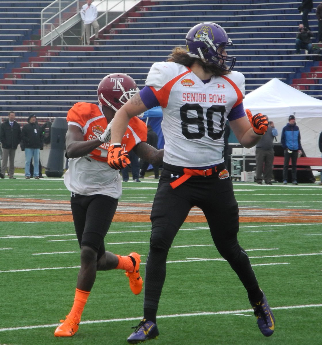 Size and ability Bryce Williams one of the more impressive guys at <a href="/seniorbowl/">Panini Senior Bowl</a> more athletic Vance McDonald <a href="/49ers/">San Francisco 49ers</a>