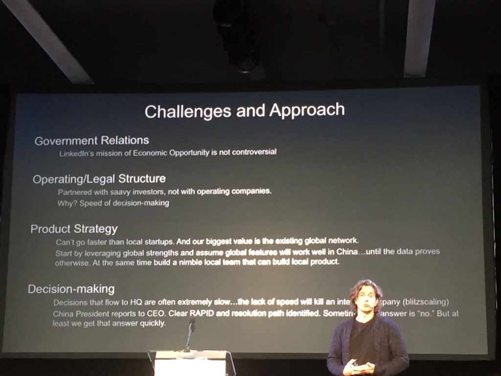 whartonfintech's tweet photo. @LinkedIn challenges and approach to operating in China @mkorcuska @ChinaSF #CREDITconference https://t.co/PwE3Hzqq2G