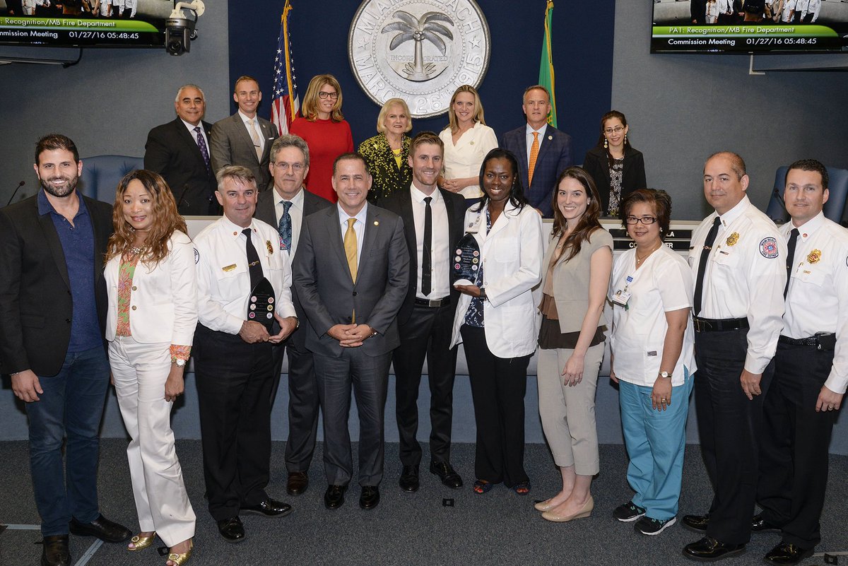 MDSConsortium's tweet photo. Thank U @MickySteinberg for allowing us to recognize @MiamiBeachFire &amp; @MountSinaiMiami for all their amazing work. https://t.co/oPmWAnw07T