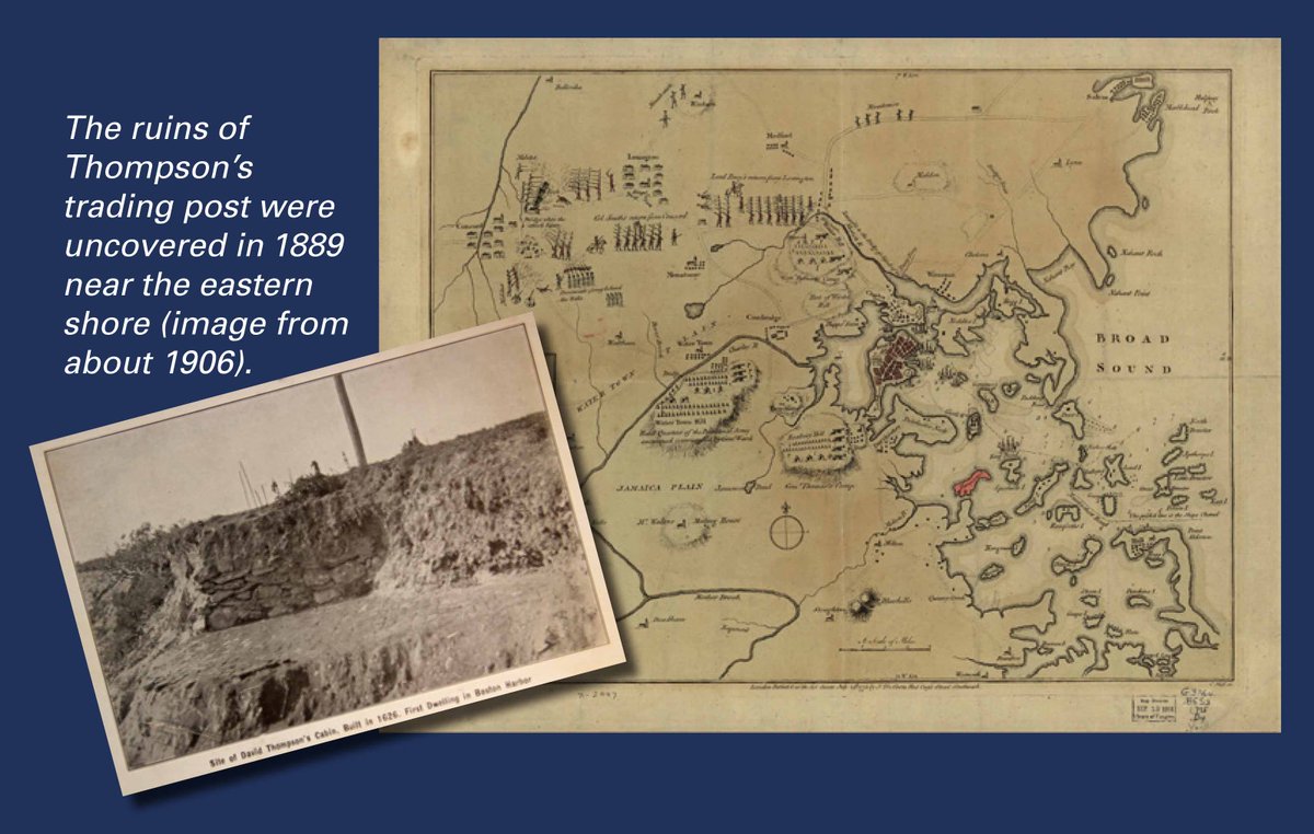 ThompsonIsland's tweet photo. #TBT History Lesson! In 1626, David Thompson established a trading post named Thompson’s Island. https://t.co/tXYUZzK42W